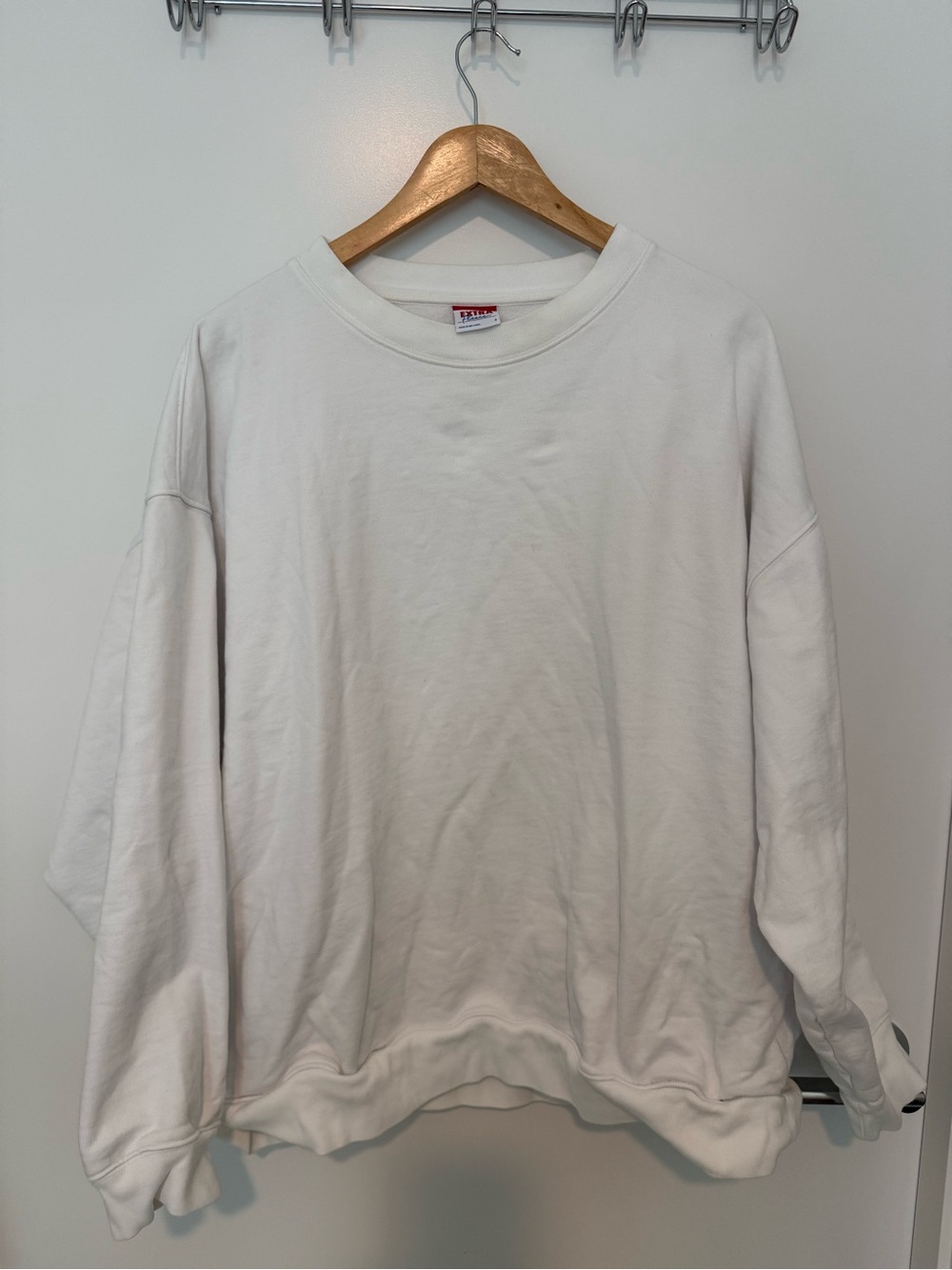 TNA White Crewneck Sweatshirt - Classic Everyday Pullover